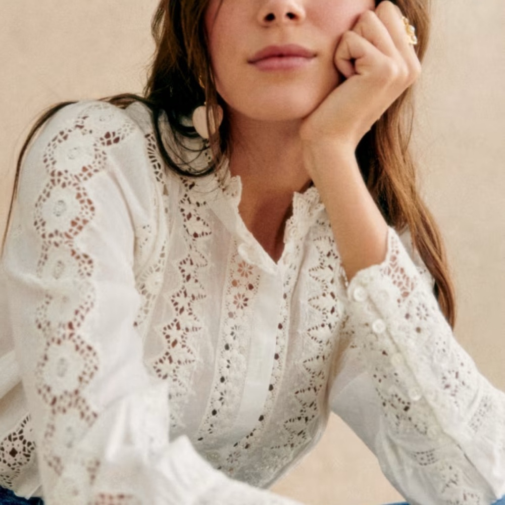 Sezane Rym Shirt White